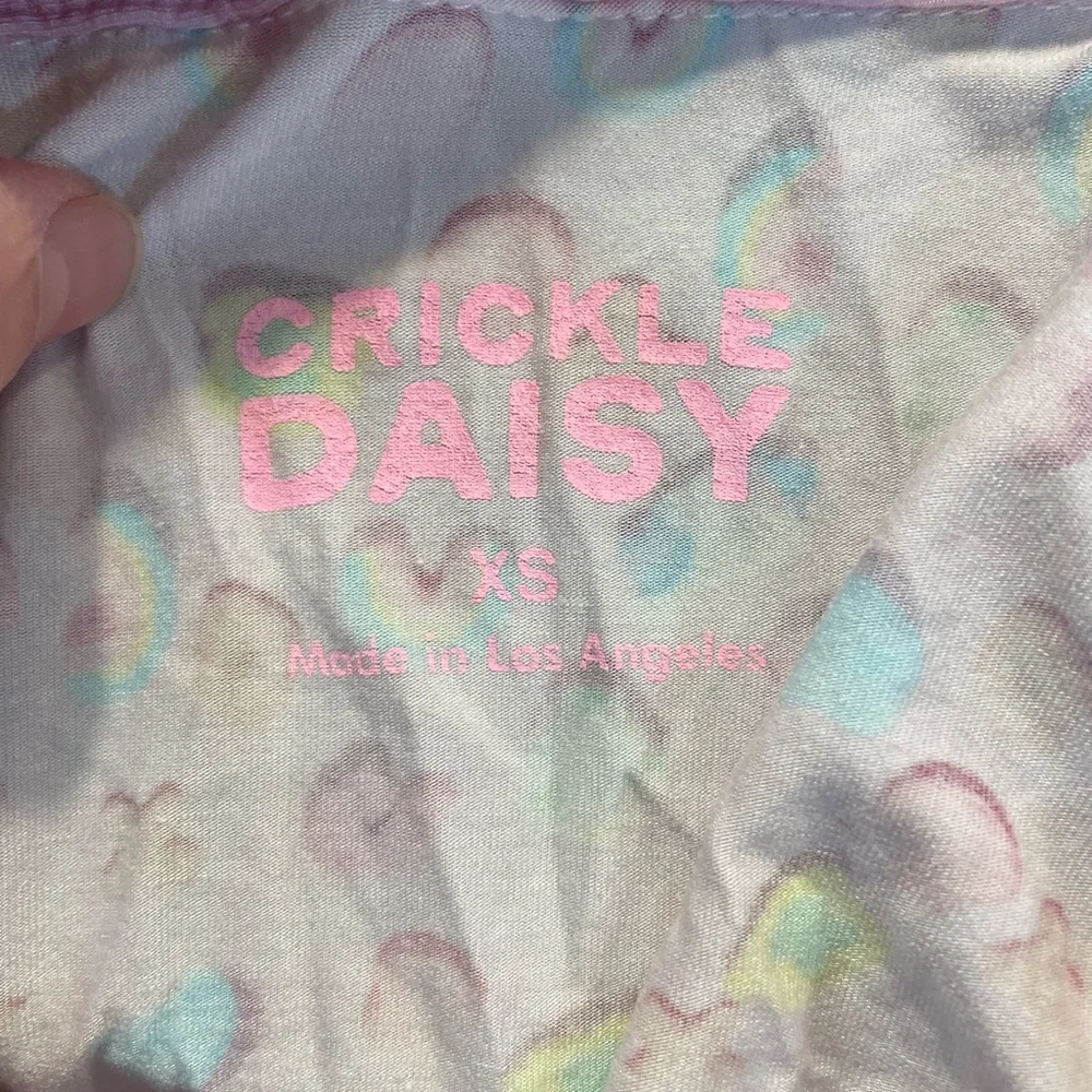 CRICKLE DAISY pink Lucky Charm print pajamas - XS - Picture 2 of 2